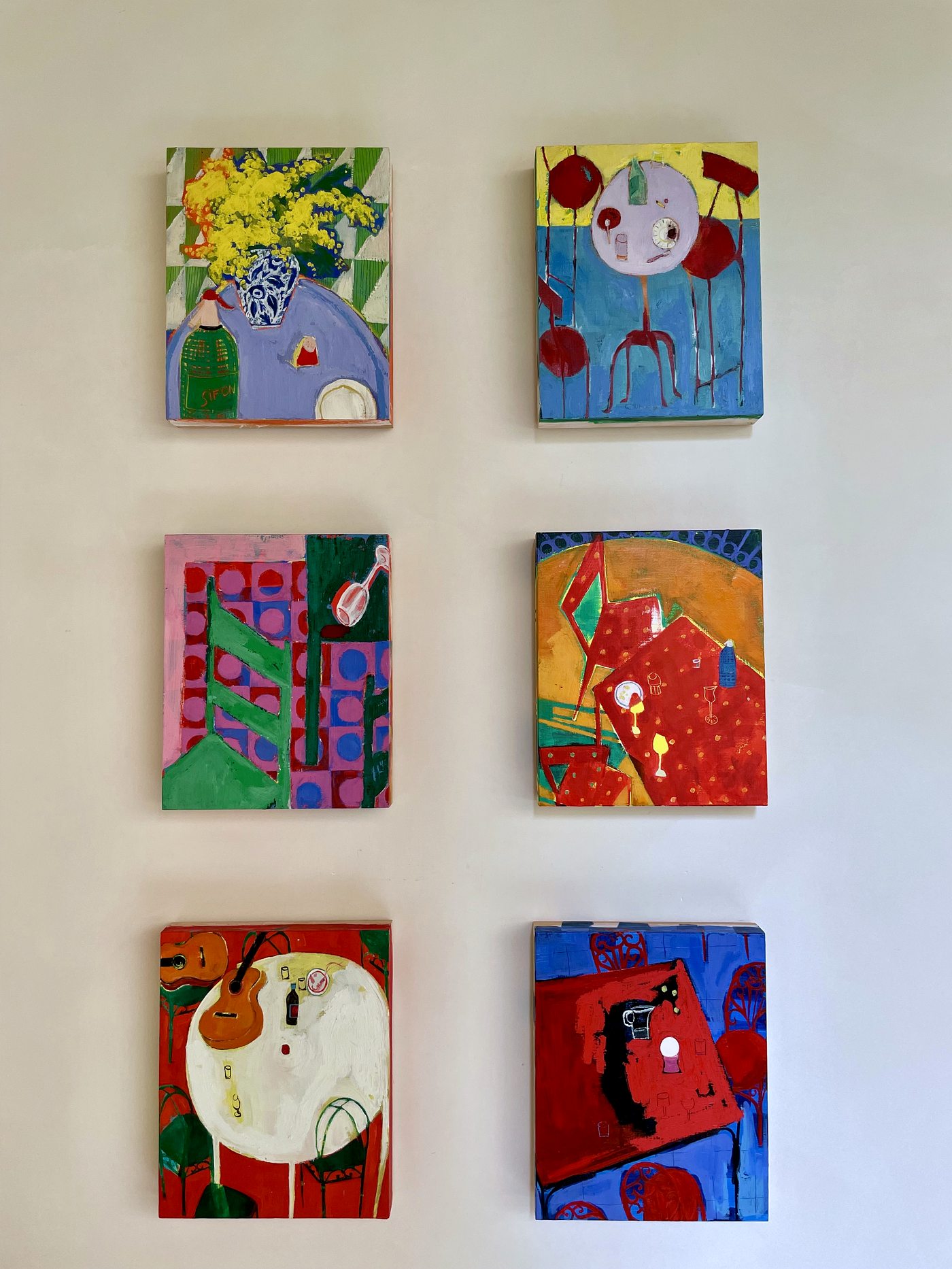 Duo show installation view